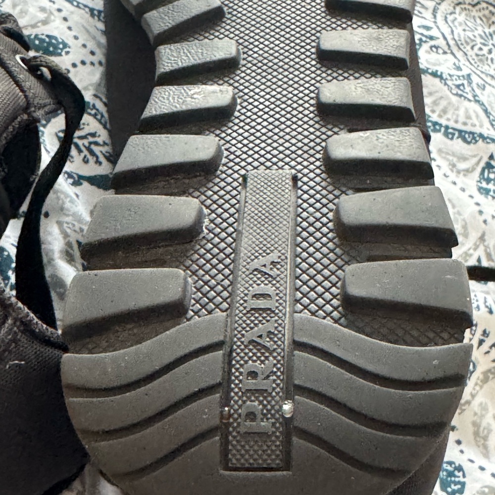 Prada Sneakers Women sz 9.5. Renylon. All Black. - Picture 6 of 14